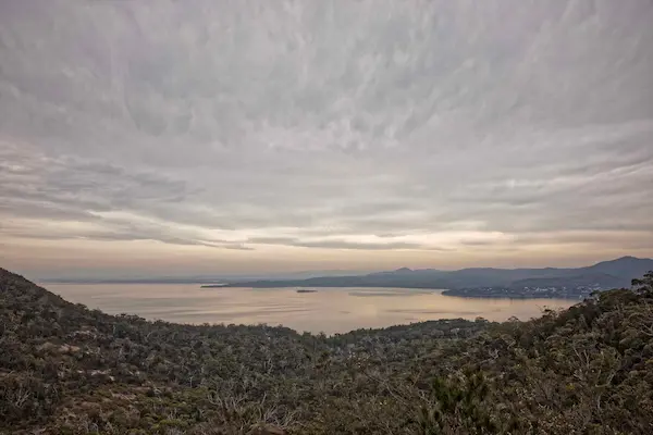 Coles Bay, clouds